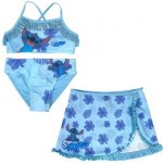 Difuzed Dívčí třídílné plavky se sukýnkou Lilo & Stitch motiv Tropical Blue – Hledejceny.cz