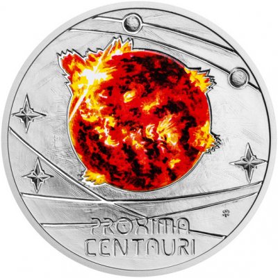 Česká mincovna Stříbrná mince Mléčná dráha Proxima Centauri proof 1 oz – Zboží Mobilmania