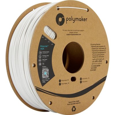 Polymaker PF01011 PolyLite ASA 2.85 mm 1000 g bílá – Zboží Živě