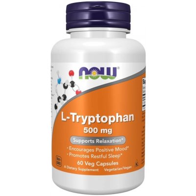 NOW foods L-Tryptofan 500 mg 60 kapslí