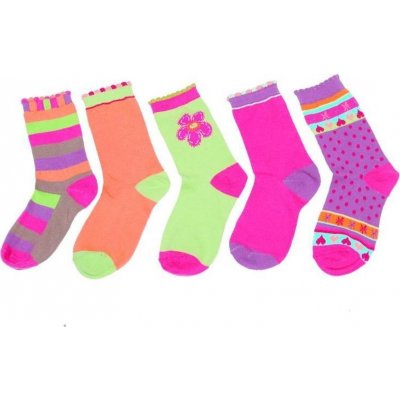 Pidilidi dětské barevné ponožky holka 10-11 PD513 – Zboží Mobilmania