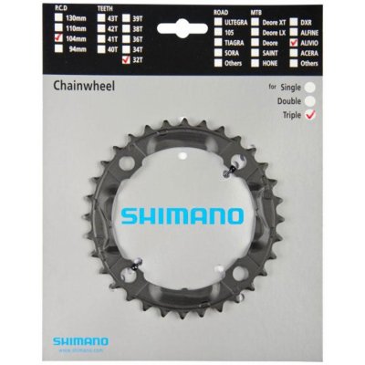 SHIMANO převodník - ALIVIO M430 32 - černá – Zbozi.Blesk.cz