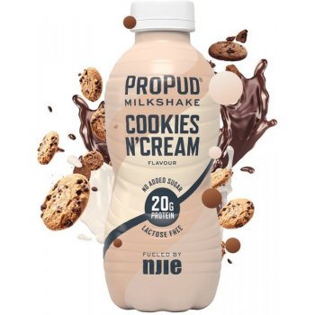 NJIE ProPud protein milkshake bez laktozy cookies cream 330 ml