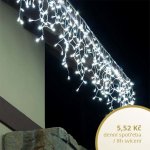 decoLED LED světelné krápníky 3x0,9m ledově bílá 174 diod IP67 – Sleviste.cz