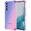 Pouzdro a kryt na mobilní telefon Pouzdro TopQ Samsung A34 Shock duhový modro-růžový