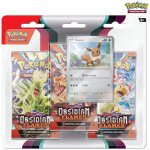 Pokémon TCG Obsidian Flames 3 Pack Blister Booster Eevee – Sleviste.cz