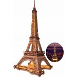 ROKR Dřevěné 3D puzzle Svítící Eiffelova věž 164 ks – Zboží Dáma