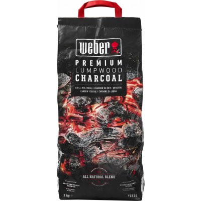WEBER Grilovací uhlí dřevěné Premium 3 kg – Hledejceny.cz