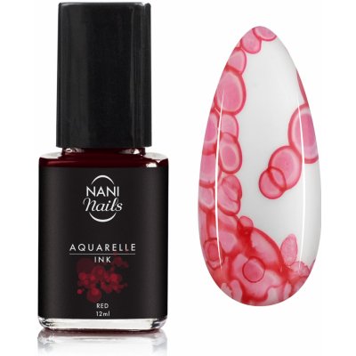 NANI Aquarelle INK zdobicí lak Red 12 ml – Zboží Mobilmania