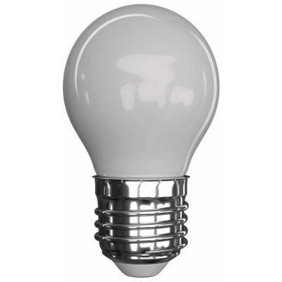 Emos LED žárovka Filament Mini Globe mléčná 4,2W E27 teplá bílá