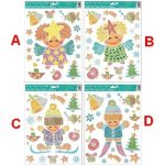 Fólie okenní veselé obrázky z linek 42x30cm set – Hledejceny.cz