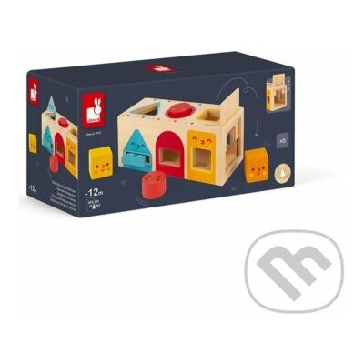 Drevená vkladačka Montessori: Tvary - Janod – Zboží Živě