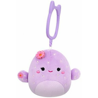 Přívěsek na klíče Squishmallows Fialový kaktus Adrienne – Zboží Dáma