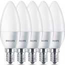 Philips LED žárovka B39 FR E14 5.5W 40W teplá bílá 2700K , svíčka