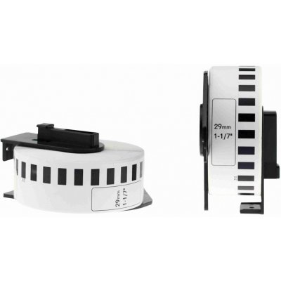 Kompatibilní role etiket Brother DK-22210, 29mm x 30,48m, bílá – Zboží Živě