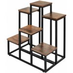 Gardlov 27789 Stojan na květiny 67 x 34,5 x 51 cm hnědý – Sleviste.cz