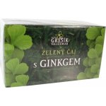 Grešík Čaje 4 světadílů Zelený čaj s ginkgem 20 nálevových sáčků – Zboží Dáma