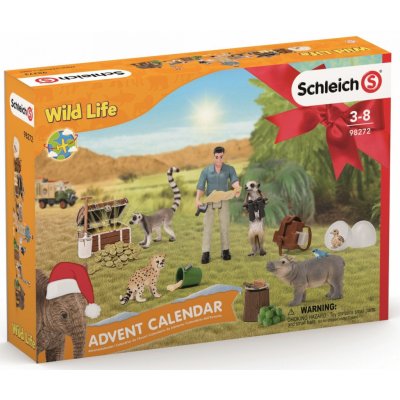 Schleich Africká zvířata Adventní kalendář 2017 – Zboží Mobilmania