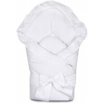 Baby Nellys zavinovačka s volánkem a stuhou bílá – Zboží Mobilmania