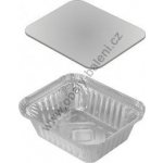COpack - Hliníková miska / vanička ALU zapékací hranatá 250 ml s víčkem (20 ks) – Zboží Mobilmania
