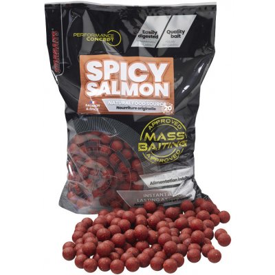 Starbaits Boilies Concept Mass Baiting Spicy Salmon 3kg 20mm – Hledejceny.cz