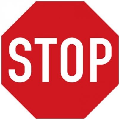 Dopravní značka P6 - Stůj, dej přednost v jízdě! (STOP) – Zboží Dáma
