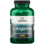 Swanson L-Arginine 500 mg 200 kapslí – Hledejceny.cz