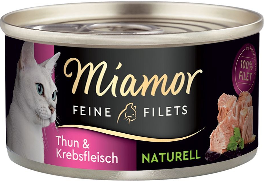 Miamor Feine Filets Naturelle tuňák & krevety 6 x 80 g