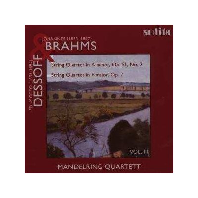 Johannes Brahms - String Quartet In A-Minor, Op. 51, No 2 String Quartet In F Major, Op. 7 CD