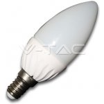 V-TAC mléčná led svíčka e14 4w plamen neutrální bílá 4000 4500k – Hledejceny.cz