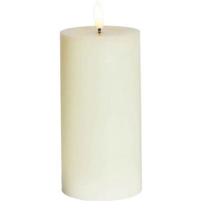 SIRIUS LED svíčka na baterie vosková Sille Ivory, Ø 7,5 × 15 cm, bílá, 2× AA – Hledejceny.cz