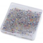 Špendlíky se skleněnou hlavičkou délka 30 mm Varianta: mix, Balení: 1 krab. 56043/141696/258240 – Hledejceny.cz