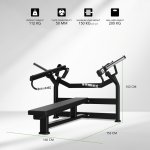 TUNTURI PLATINUM Horizontal Chest Press V-series – Hledejceny.cz