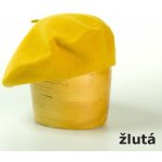 Dámský vlněný baret 115´ žlutá – Hledejceny.cz