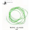 Výroba nástrahy Tommi-Fly BODY GLASS zelená BG05