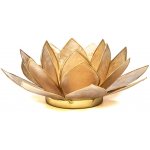 Milujeme Kameny Svícen – lotosový květ – perleťový – velký – Zboží Dáma