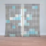 Záclony Blocks 1: 2 ks - 150x250 cm - Sablio – Hledejceny.cz