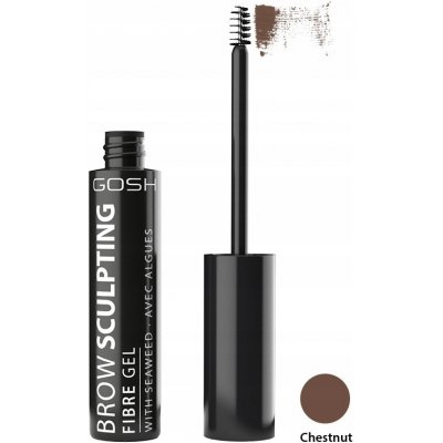 Gosh Brow Sculpting Fiber Gel 002 Kaštanový gel na obočí 8 ml – Sleviste.cz