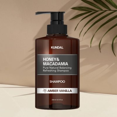 Kundal Honey & Macadamia Nature Shampoo Amber Vanilla 500 ml – Zboží Mobilmania