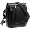 Taška  Sendi Design pánská kožená taška přes rameno RAMBO černá