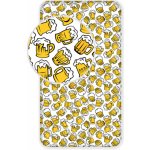 Jerry Fabrics Prostěradlo Pivo Bavlna 90x200 – Zboží Dáma