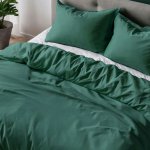 Darré Bavlněné povlečení Jednobarevné perkálové malachite 2 70x90 bavlna 140x200 70x90 – Hledejceny.cz