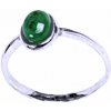 Prsteny Čištín stříbrný přírodní smaragd A- T 1354