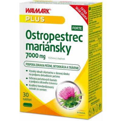 Walmark Ostropestřec mariánsky 7000 mg Forte 30 tablet