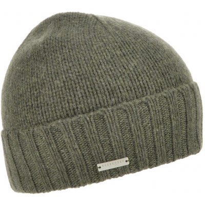 Seeberger Kašmírová khaki čepice Classic Cashmere – Hledejceny.cz