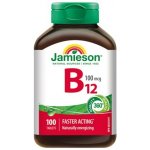 Jamieson Vitamin B12 methylkobalamin 100mcg 100 tablet – Hledejceny.cz