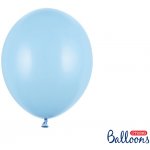 Balónek světle modrý pastelový 27 cm