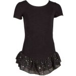 Trikot Papillon leotard short sleeves černá – Zboží Dáma