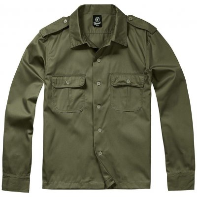 Brandit košile US shirt longsleeve olivová – Hledejceny.cz