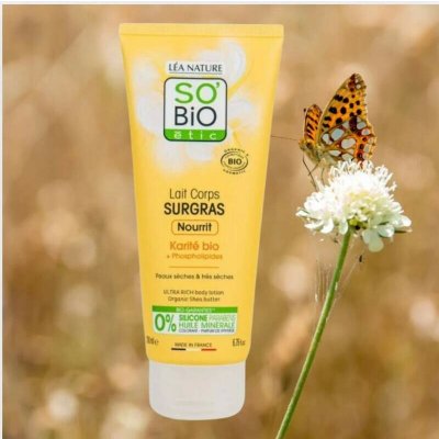 So’Bio étic tělové mléko ultra výživné s karité 200 ml – Zboží Dáma